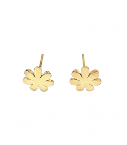 گوشواره میخی بابونه هماتیت گلد Hematite Gold کد 135815