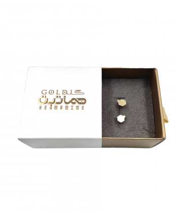 گوشواره میخی انار هماتیت گلد Hematite Gold کد 135818
