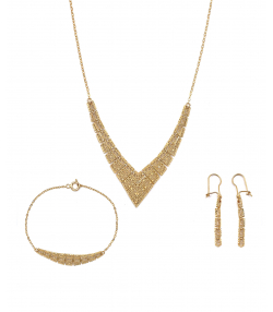 سرویس تراش مهناز هماتیت گلد Hematite Gold کد 135819