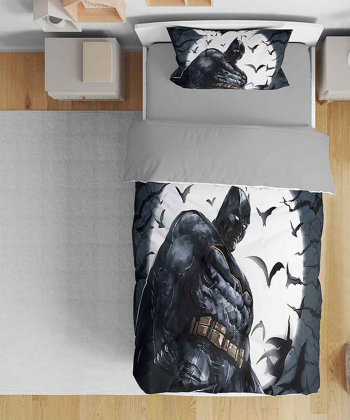 روتختی یک نفره پنج تکه کودک نوپه Nope طرح بتمن کد T4770