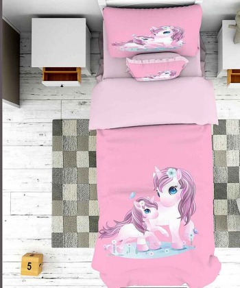 روتختی یک نفره پنج تکه کودک نوپه Nope طرح یونیکورن کد T4808