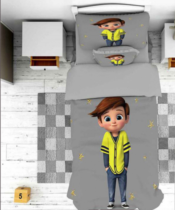 روتختی یک نفره پنج تکه کودک نوپه Nope طرح پسربچه کد T4803