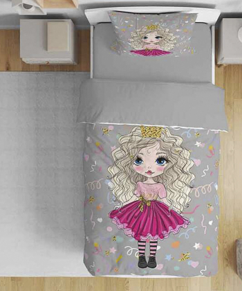 روتختی یک نفره پنج تکه کودک نوپه Nope طرح دختر کد T4902