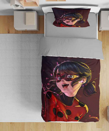 روتختی یک نفره پنج تکه کودک نوپه Nope طرح میراکلس بیداری کد T4758