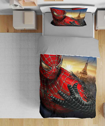 روتختی یک نفره پنج تکه کودک نوپه Nope طرح مرد عنکبوتی کد T4752