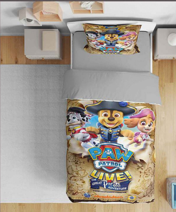 روتختی یک نفره پنج تکه کودک نوپه Nope طرح پاپاترول کد T4709