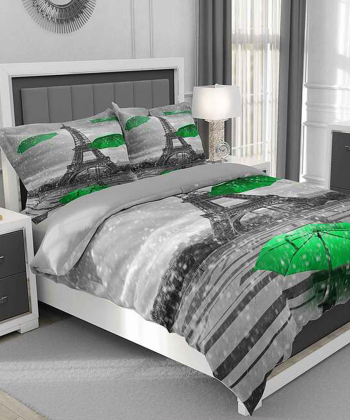 روتختی یک نفره پنج تکه نوپه Nope طرح برج ایفل و چتر کد T4689