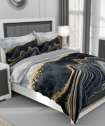 روتختی یک نفره پنج تکه نوپه Nope طرح ماربل کد T4687