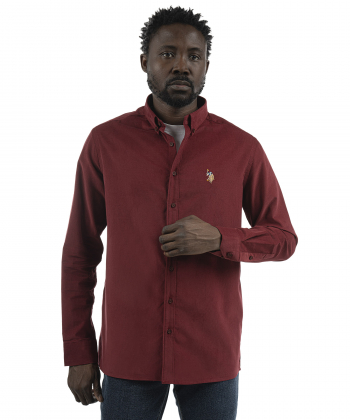 پیراهن آستین بلند مردانه یو اس پولو مدل AM-USP-3202F8