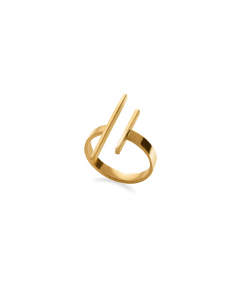 رینگ 2 خط موازی سنجاق Sanjaaq کد R460