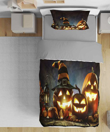 روتختی یک نفره پنج تکه کودک نوپه Nope طرح هالوین کد T5128