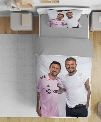 روتختی یک نفره پنج تکه کودک نوپه Nope طرح مسی ودیوید بهکام کد T5155