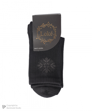 جوراب ساق بلند مردانه لوکه مدل 1-75