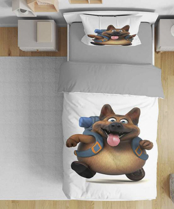 روتختی یک نفره پنج تکه کودک نوپه Nope طرح کارتونی کد T4857