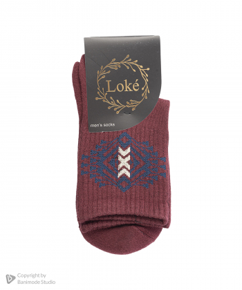 جوراب نیم ساق مردانه لوکه Loke کد 75-1