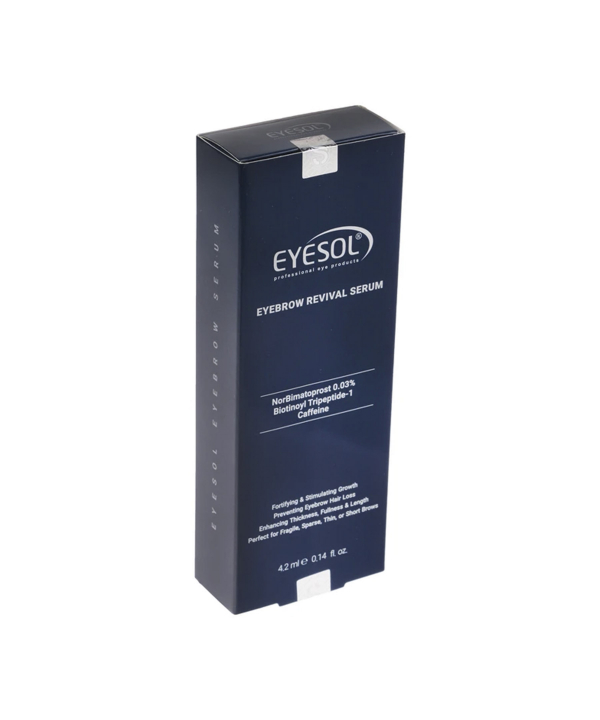 سرم تقویت کننده ابرو آیسول EyeSol مدل Caffeine حجم 4.2 میلی لیتر