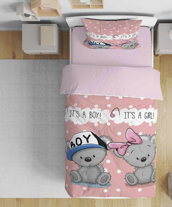 روتختی یک نفره پنج تکه کودک نوپه Nope طرح خرس کد T5215