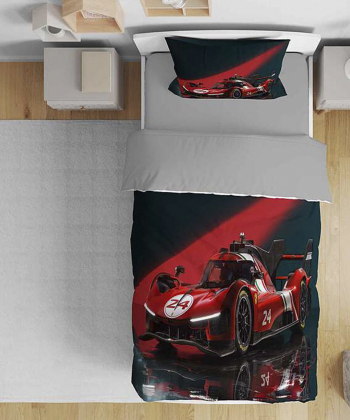 روتختی یک نفره پنج تکه کودک نوپه Nope طرح ماشین کد T5216