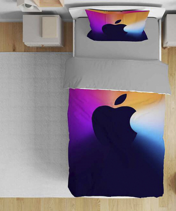 روتختی یک نفره پنج تکه نوپه Nope طرح اپل کد T5170