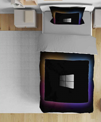 روتختی یک نفره پنج تکه نوپه Nope طرح ویندوز کد T5181