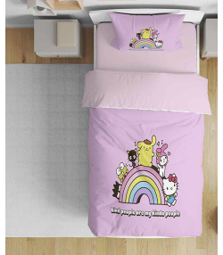 روتختی یک نفره پنج تکه کودک نوپه Nope طرح رنگین کمان کد T5241