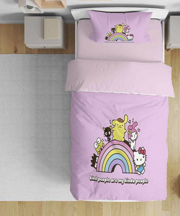 روتختی یک نفره پنج تکه کودک نوپه Nope طرح رنگین کمان کد T5241