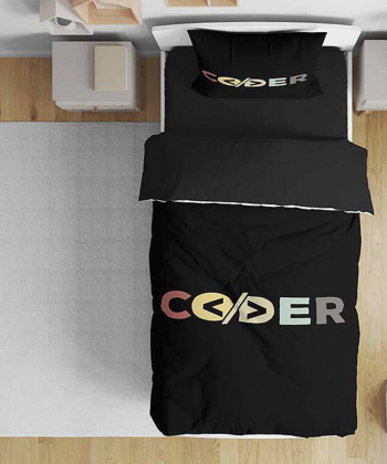 روتختی یک نفره پنج تکه نوپه Nope طرح کدر کد T5261