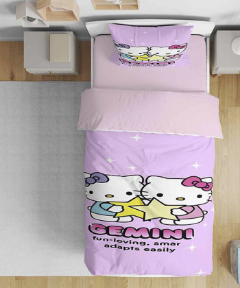 روتختی یک نفره پنج تکه کودک نوپه Nope طرح کیتی کد T5266