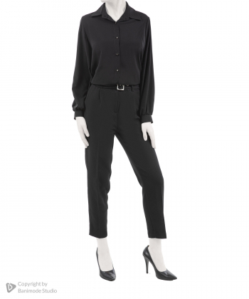 شومیز حریر آستین بلند زنانه زاگرس مدل 14220272