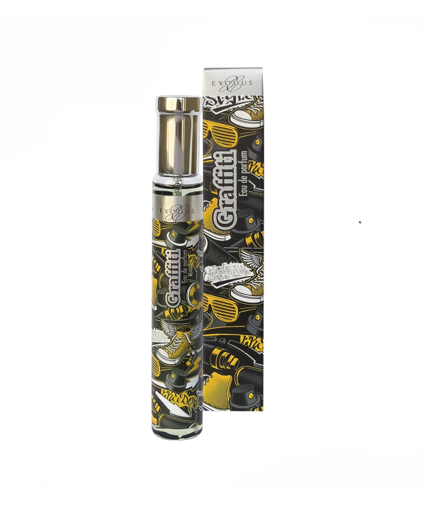 عطر جیبی مردانه اگزودوس Exodus مدل Graffiti حجم 30 میلی‌لیتر