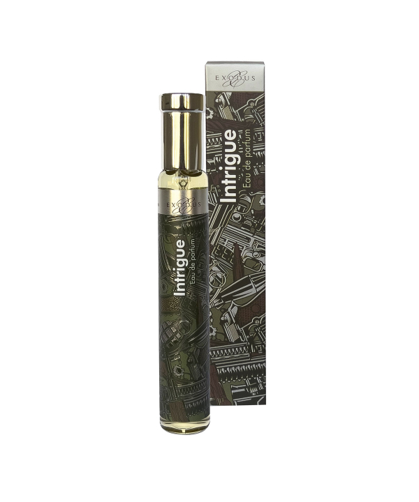 عطر جیبی مردانه اگزودوس Exodus مدل Intrigue حجم 30 میلی‌لیتر
