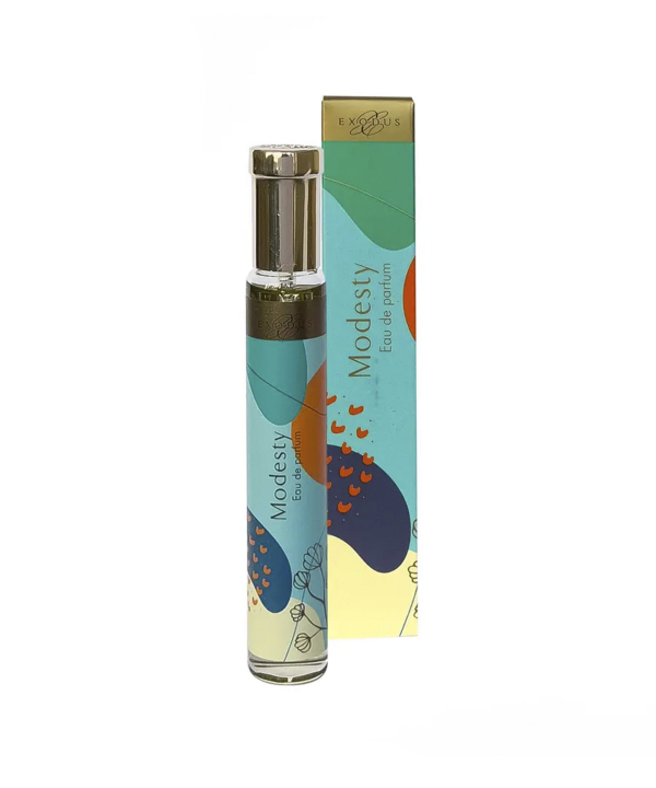 عطر جیبی زنانه اگزودوس Exodus مدل Modesty حجم 30 میلی‌لیتر