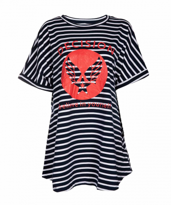 تیشرت زنانه راه راه برند پی لس Brand Payless