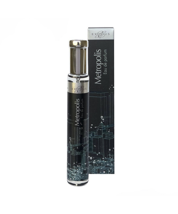 عطر جیبی مردانه اگزودوس Exodus مدل Metropolis حجم 30 میلی‌لیتر
