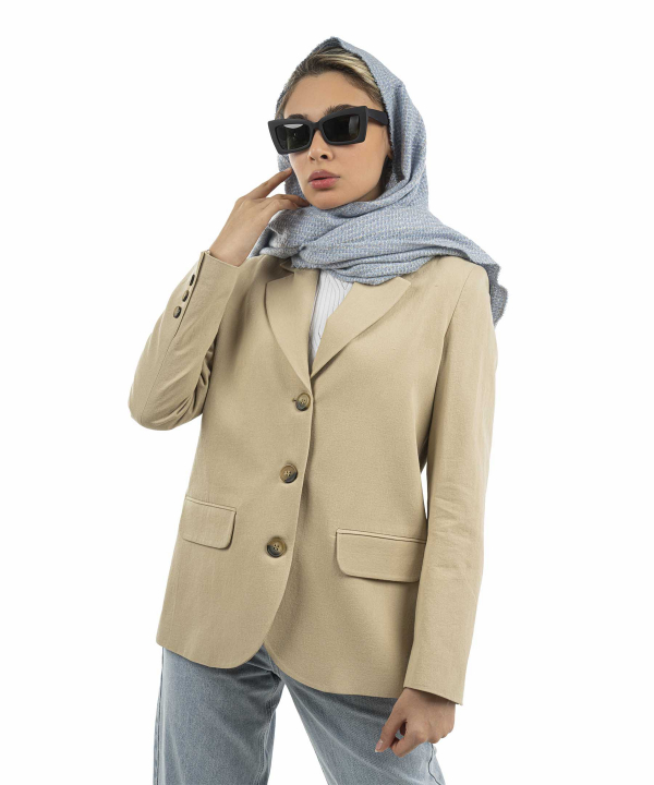 کت پارچه ای زنانه ریسانی مدل 5405
