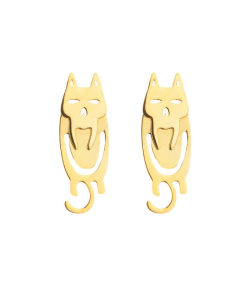 گوشواره گربه میوگلد Mio Gold کد E555