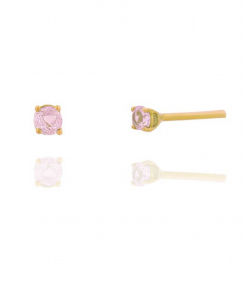 گوشواره تک نگین میوگلد Mio Gold کد E1432