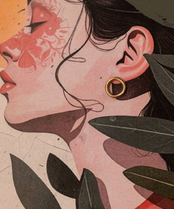 گوشواره دایره میوگلد Mio Gold کد E1346