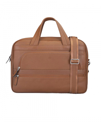 کیف اداری چرم طبیعی نوین چرم Novin Leather مدل آلنزو