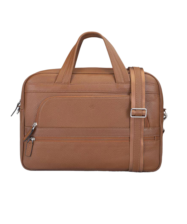 کیف اداری چرم طبیعی نوین چرم Novin Leather مدل آلنزو