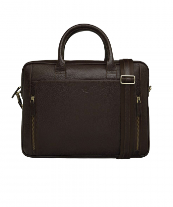 کیف اداری چرم طبیعی نوین چرم Novin Leather مدل آبریل