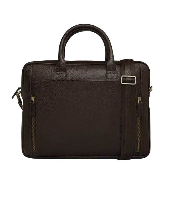 کیف اداری چرم طبیعی نوین چرم Novin Leather مدل آبریل