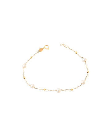 دستبند گوی مروارید سین سان گلد Seen San Gold کد BR114