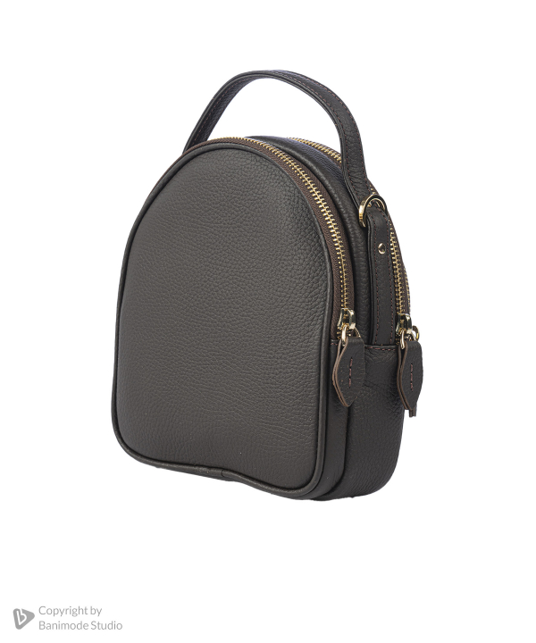 کیف دوشی چرم طبیعی نوین چرم Novin Leather مدل ایلونا