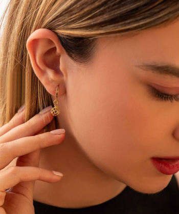 گوشواره انار میوگلد Mio Gold کد E713