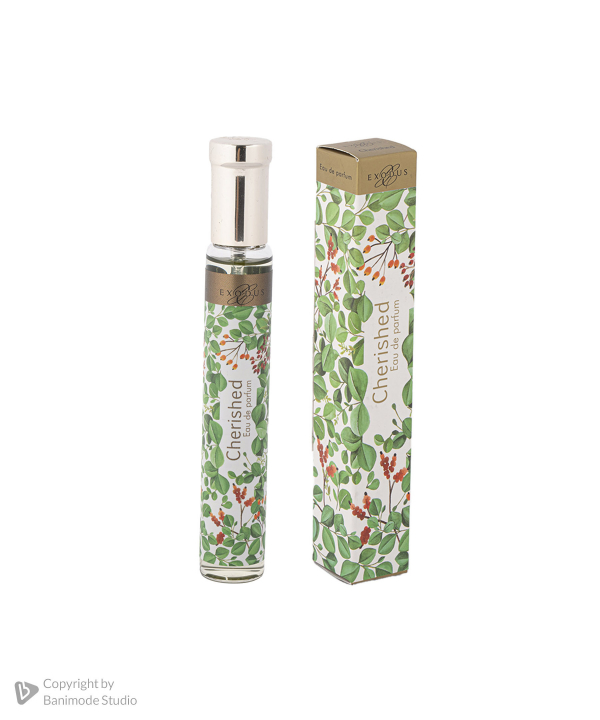 عطر جیبی زنانه اگزودوس Exodus مدل Cherished حجم 30 میلی‌لیتر