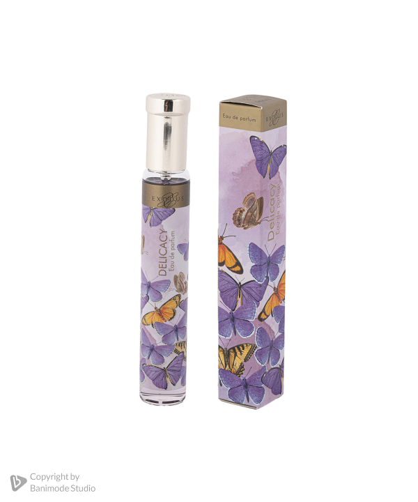 عطر جیبی زنانه اگزودوس Exodus مدل Delicacy حجم 30 میلی‌لیتر