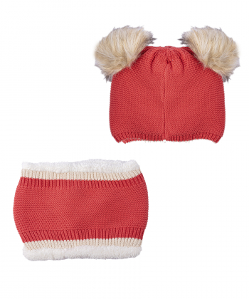 کلاه و شال گردن دخترانه جاستیفای مدل K0450079NA