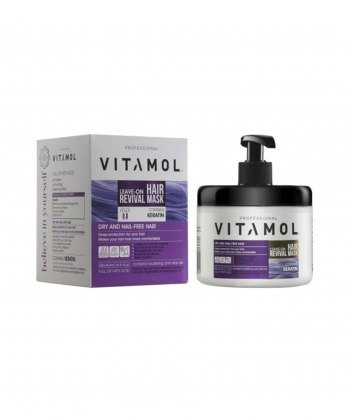 ماسک موی خارج حمام ویتامول Vitamol مدل کراتین حجم 500 میلی لیتر