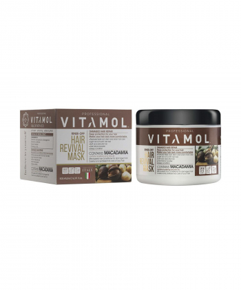 ماسک موی داخل حموم ویتامول Vitamol مدل ماکادمیا حجم 500 میلی لیتر